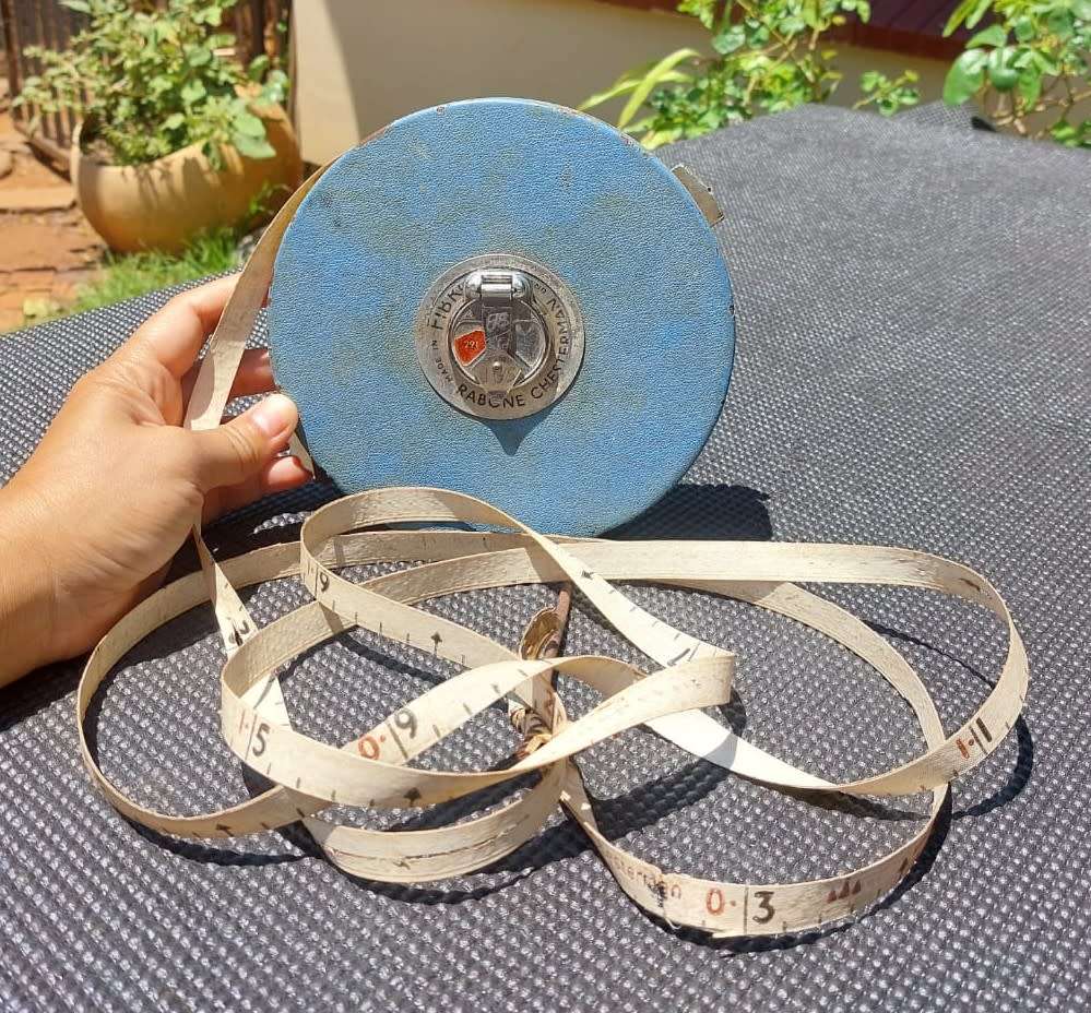 Tools VINTAGE RABONE CHESTERMAN 20M FIBRON ENGLAND TAPE MEASURE for